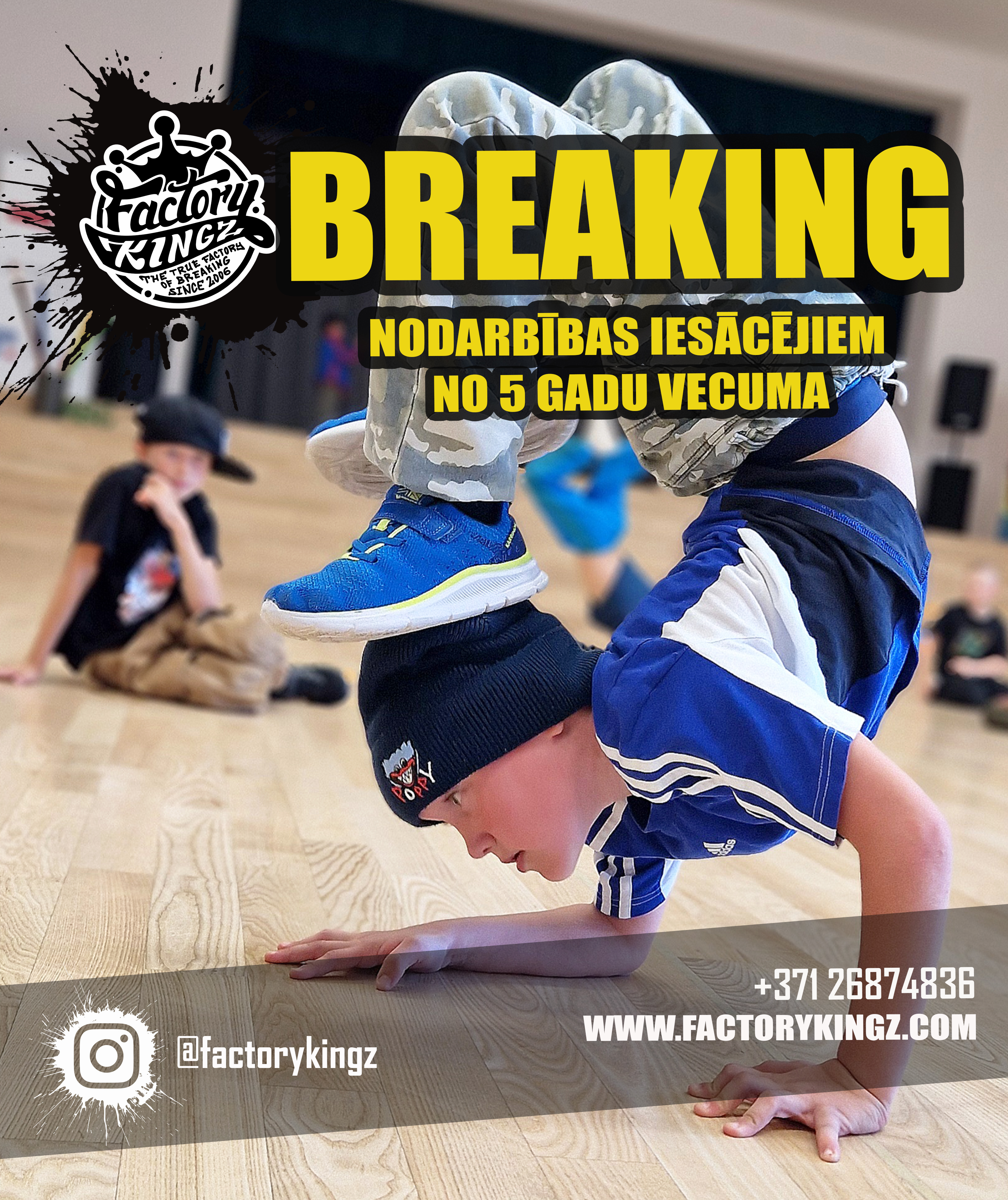 Breaking classes for beginners from age five — Factory Kingz